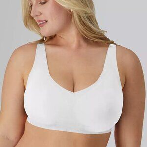 Bali Comfort Revolution Easylite Wireless Bra Convertible DF3496 White Size XL